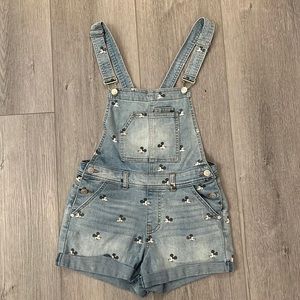 Disney Denim Mickey Mouse Overalls